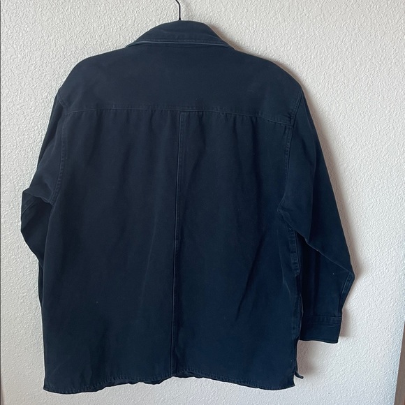 LEVI'S STRAUSS & CO Chamois Heavy Men Medium Vintage Field Work Shirt Dark Blue - Picture 6 of 10